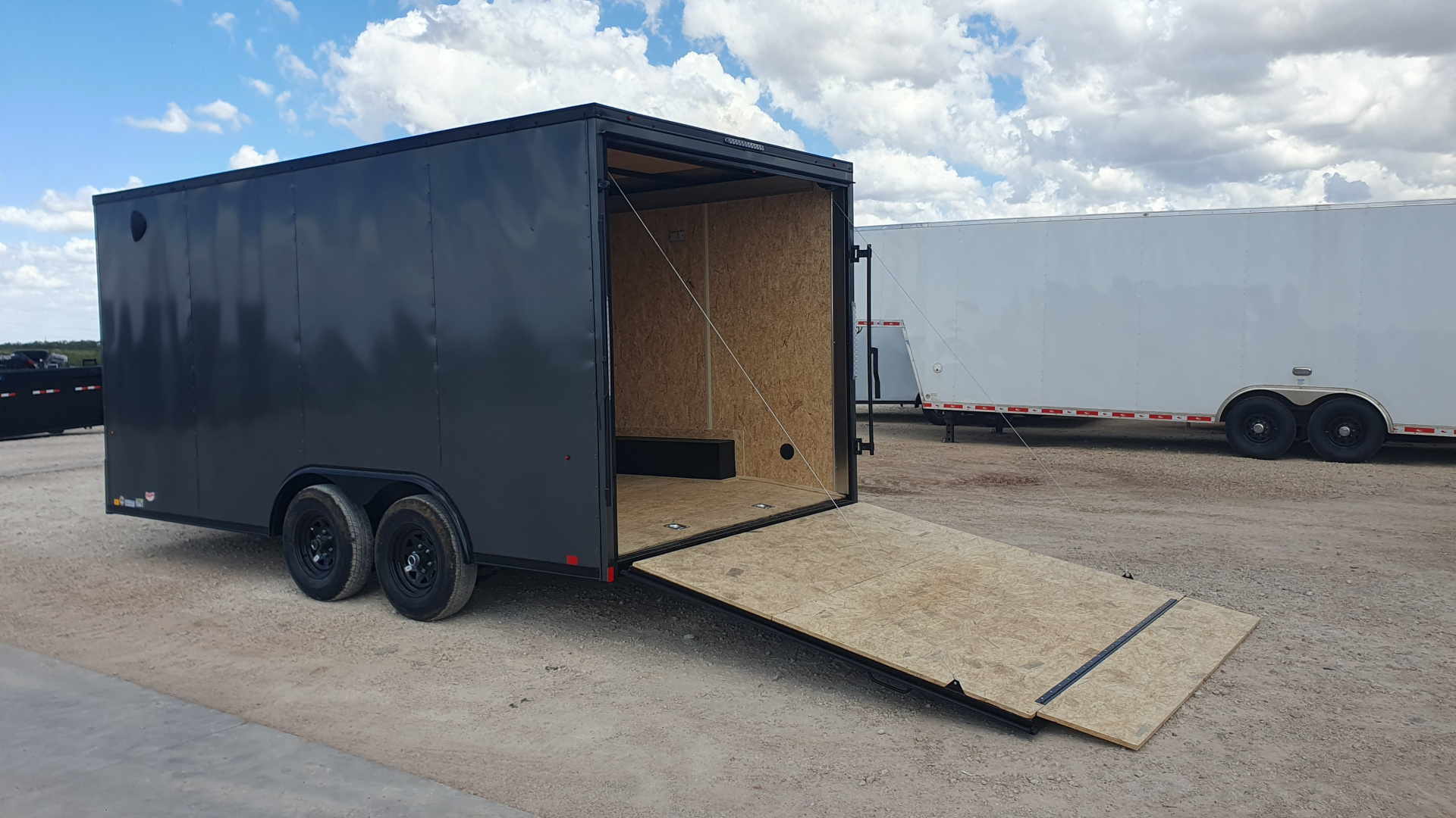 New 2026 Compass 8.5x16' Enclosed Cargo Trailer - Indigo DLX