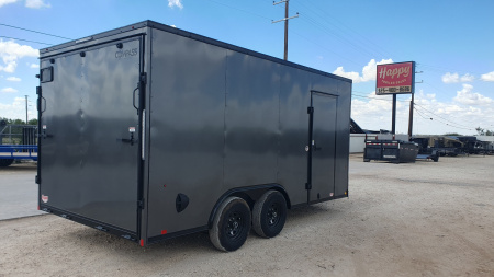 New 2026 Compass 8.5x16' Enclosed Cargo Trailer - Indigo DLX