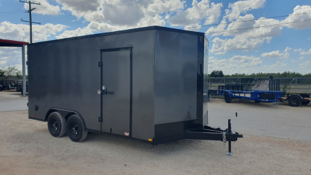 New 2026 Compass 8.5x16' Enclosed Cargo Trailer - Indigo DLX