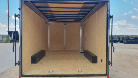 New 2026 Compass 8.5x16' Enclosed Cargo Trailer - Indigo DLX