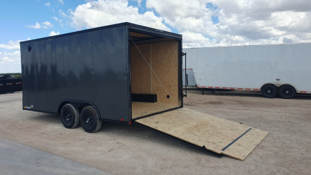 New 2026 Compass 8.5x16' Enclosed Cargo Trailer - Indigo DLX