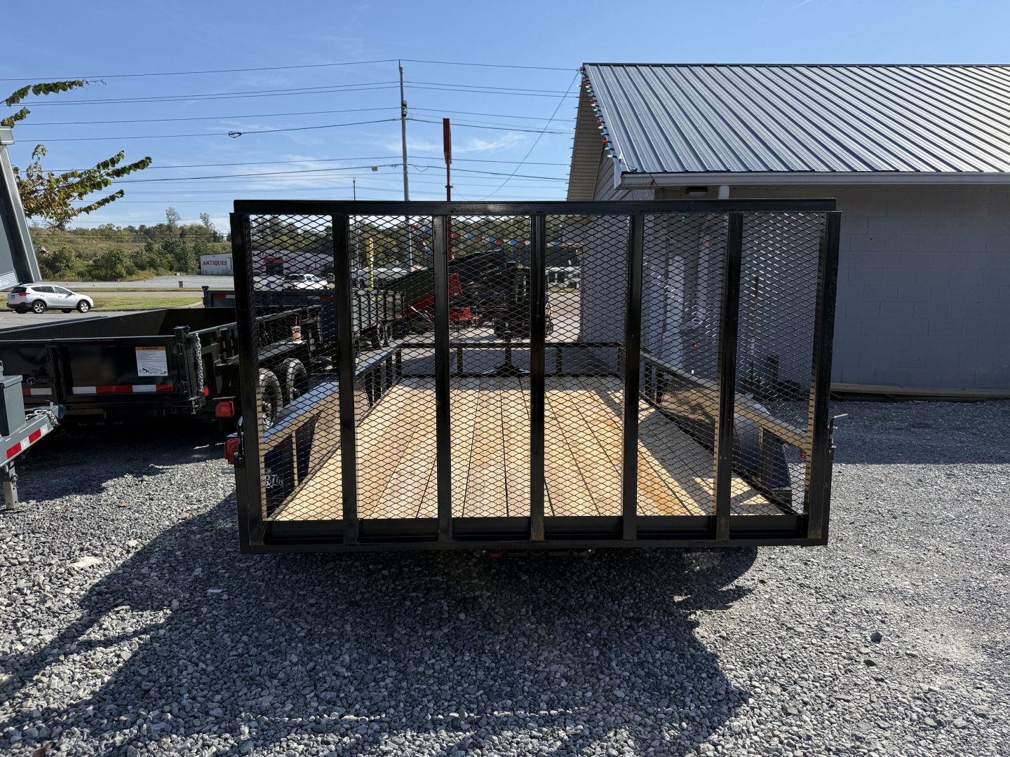 New 2025 P & T Trailers 7K 82X14 TUBE 2 BRAKE'S TUBE 7K JACK Utility Trailer