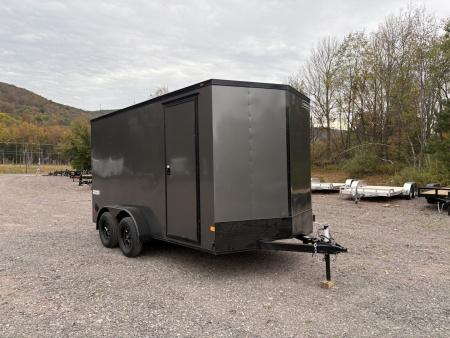 New 2025 Haulmark 7x14 7K 7' Interior Height Passport Deluxe Cargo / Enclosed Trailer with Rear Ramp Door