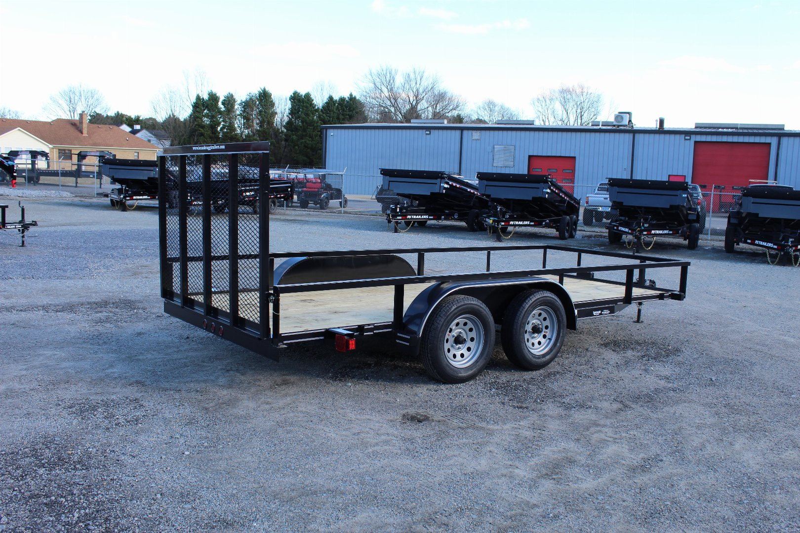 New 2025 TEXAS BRAGG TRAILERS 16LD w/ Gate Utility Trailer