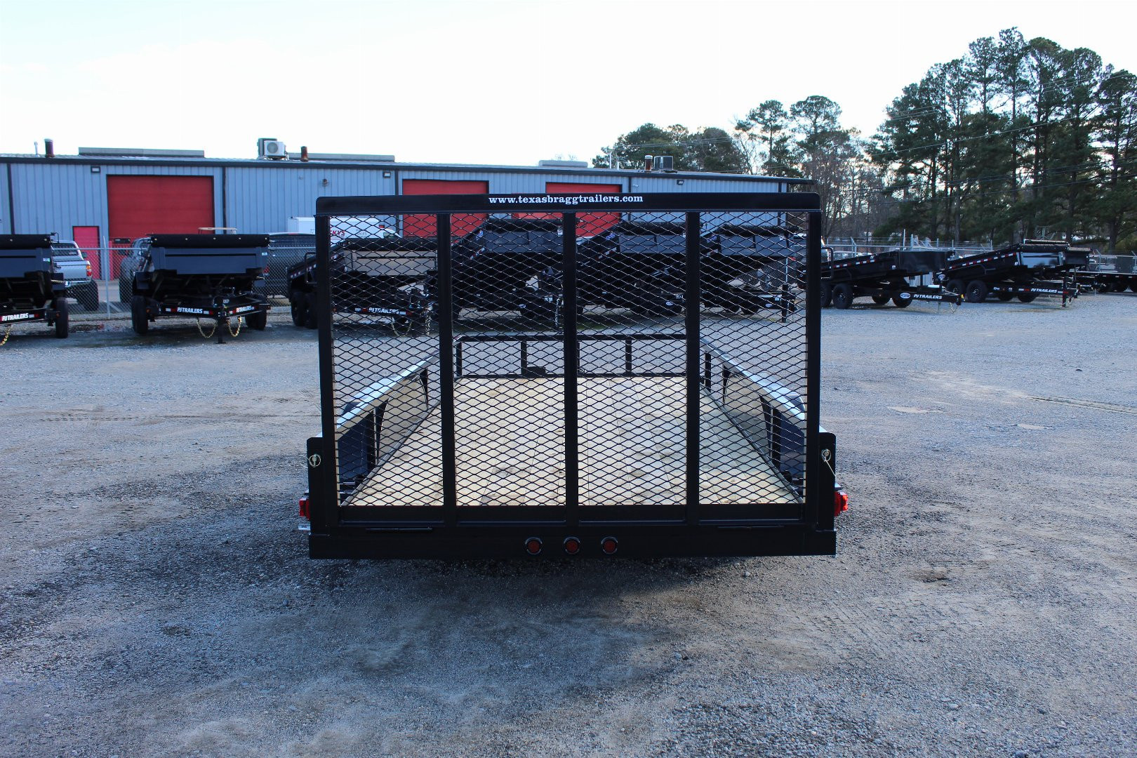 New 2025 TEXAS BRAGG TRAILERS 16LD w/ Gate Utility Trailer