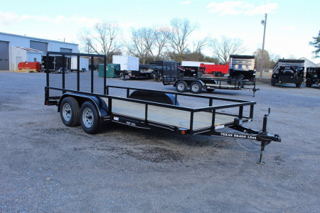 New 2025 TEXAS BRAGG TRAILERS 16LD w/ Gate Utility Trailer
