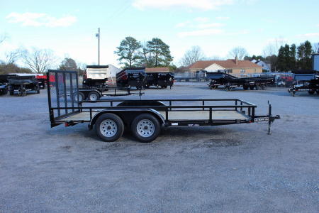 New 2025 TEXAS BRAGG TRAILERS 16LD w/ Gate Utility Trailer
