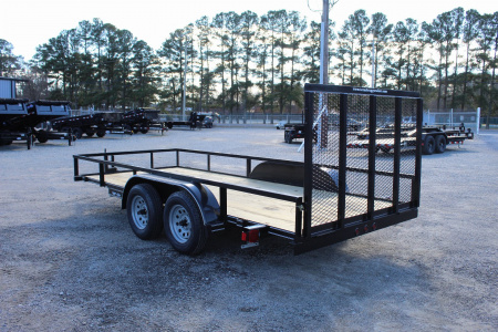 New 2025 TEXAS BRAGG TRAILERS 16LD w/ Gate Utility Trailer
