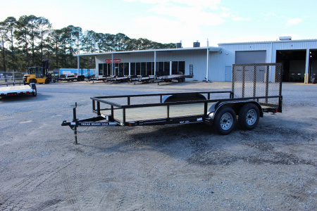 New 2025 TEXAS BRAGG TRAILERS 16LD w/ Gate Utility Trailer