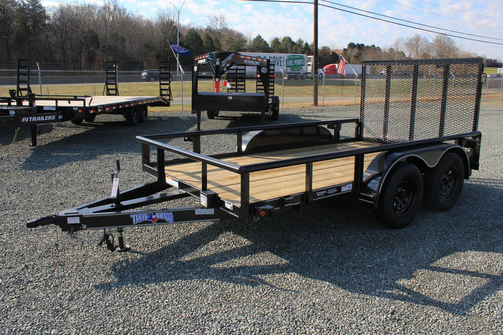 New 2025 Texas Bragg Trailers 12P w/ Gate Utility Trailer