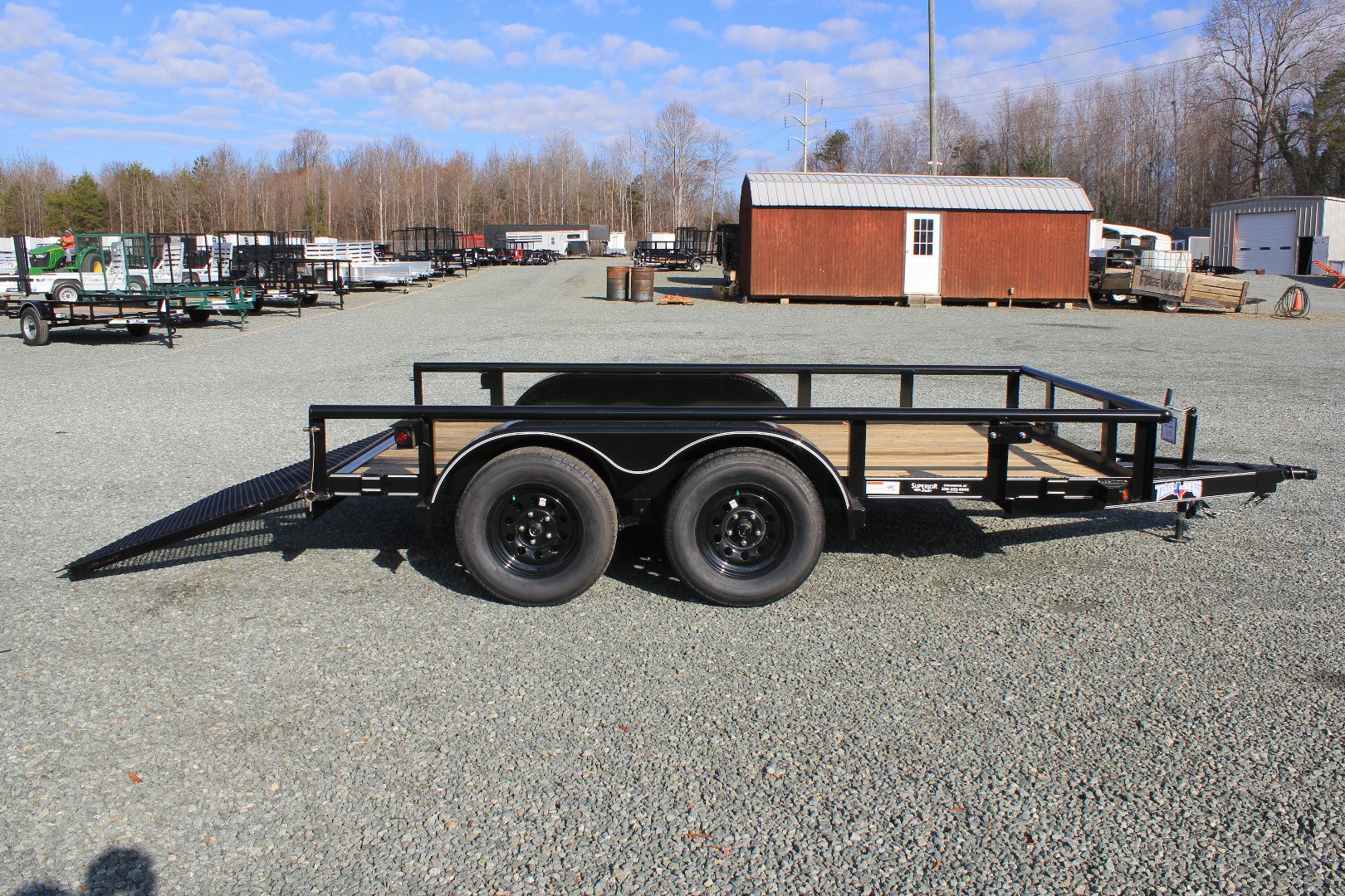 New 2025 Texas Bragg Trailers 12P w/ Gate Utility Trailer