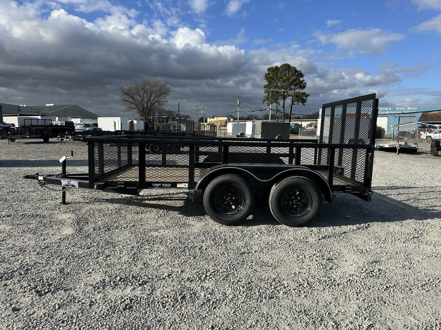 New 2025 TEXAS BRAGG TRAILERS 12P 7K w/ 2ft Sides & Gate Utility Trailer