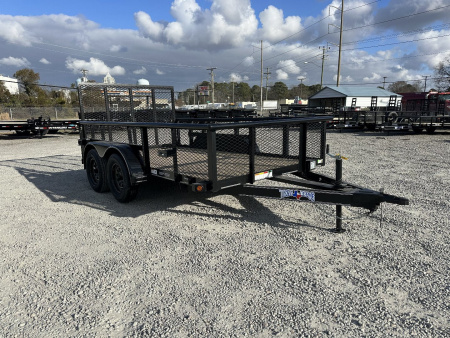 New 2025 TEXAS BRAGG TRAILERS 12P 7K w/ 2ft Sides & Gate Utility Trailer