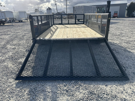 New 2025 TEXAS BRAGG TRAILERS 12P 7K w/ 2ft Sides & Gate Utility Trailer