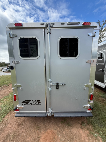 New 2026 4-Star Trailers 2 Horse Slant Load Bumper Pull Horse Trailer
