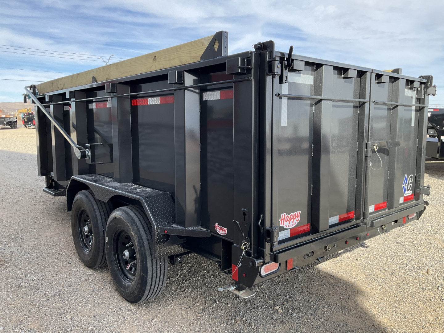 New 2026 Diamond C 82"x14' BP HD Low Profile Telescopic Dump w/ 44" Sides - LPT207