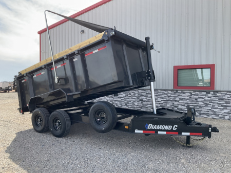 New 2026 Diamond C 82"x14' BP HD Low Profile Telescopic Dump w/ 44" Sides - LPT207