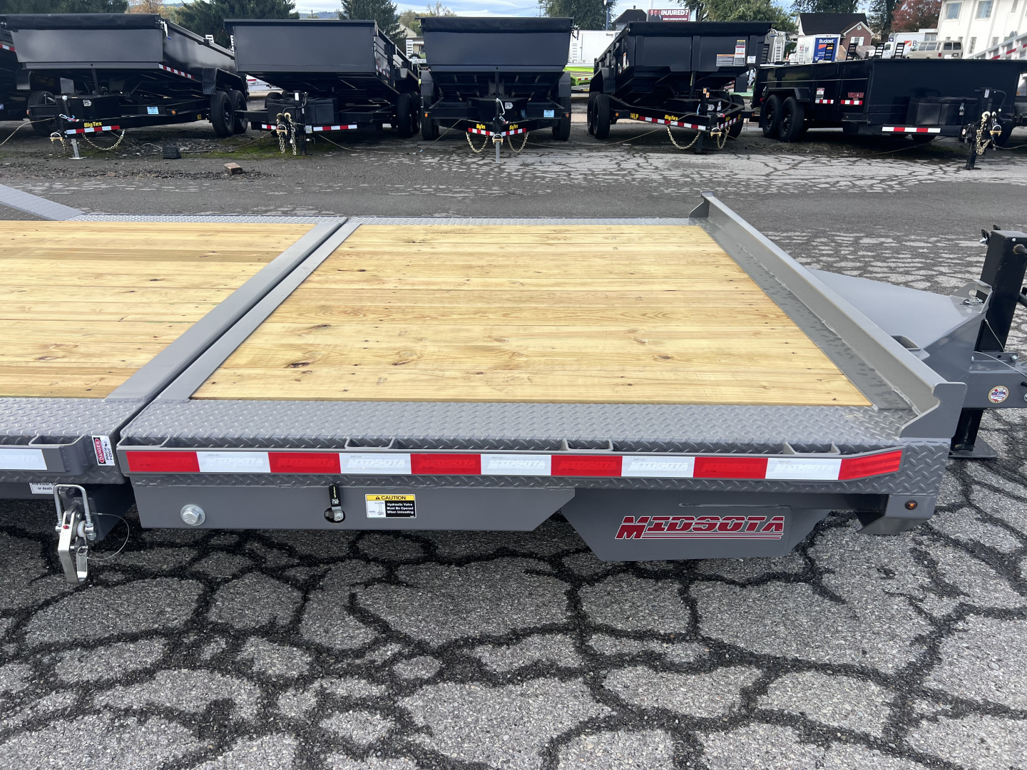New 2026 Midsota 102x18+6 17.6K Widebody Tilt Equipment Trailer