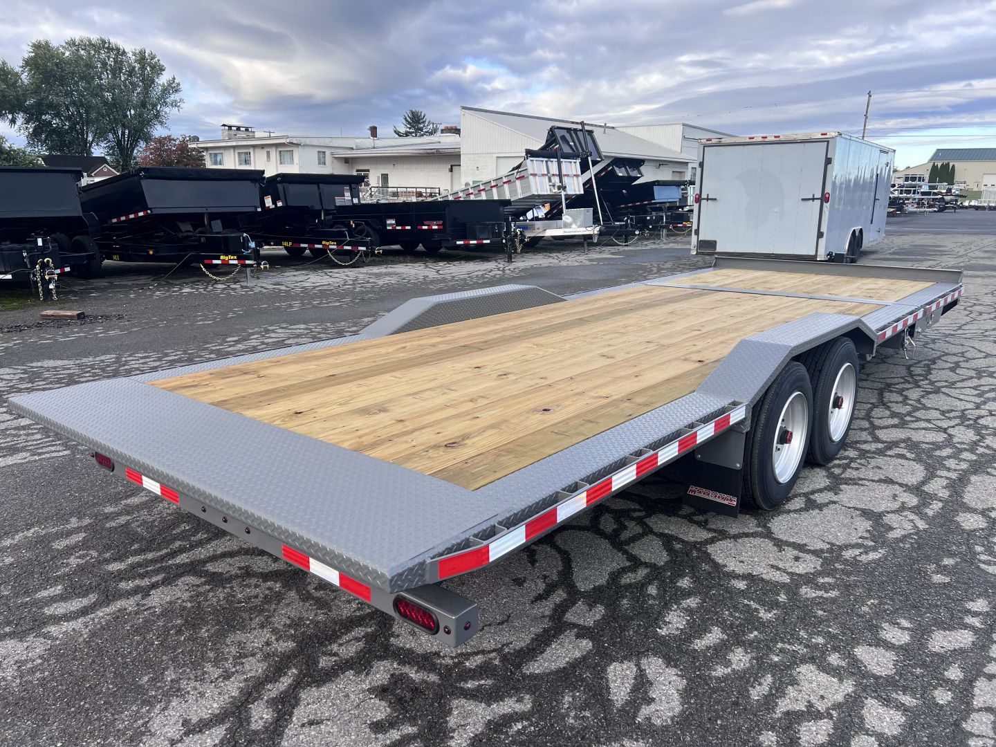 New 2026 Midsota 102x18+6 17.6K Widebody Tilt Equipment Trailer