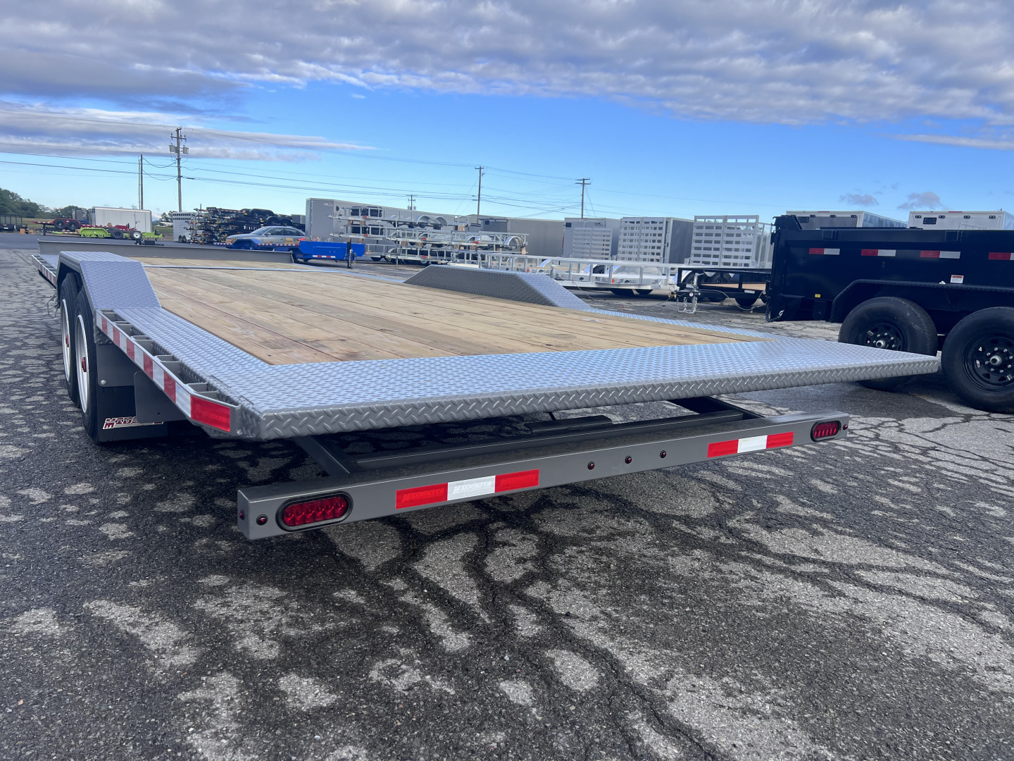 New 2026 Midsota 102x18+6 17.6K Widebody Tilt Equipment Trailer