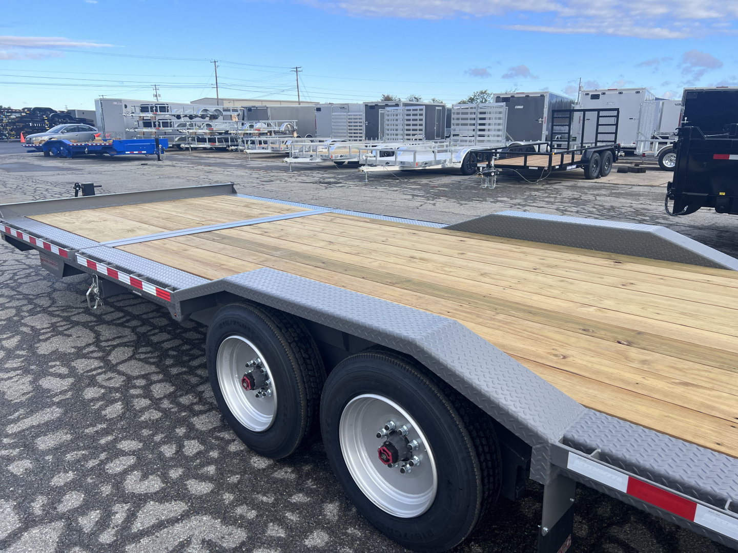 New 2026 Midsota 102x18+6 17.6K Widebody Tilt Equipment Trailer