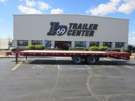 Used 2021 Mustang Trailers 8.5 x 25+5 T102255HH2A-B-240 Deckover Trailer 24K