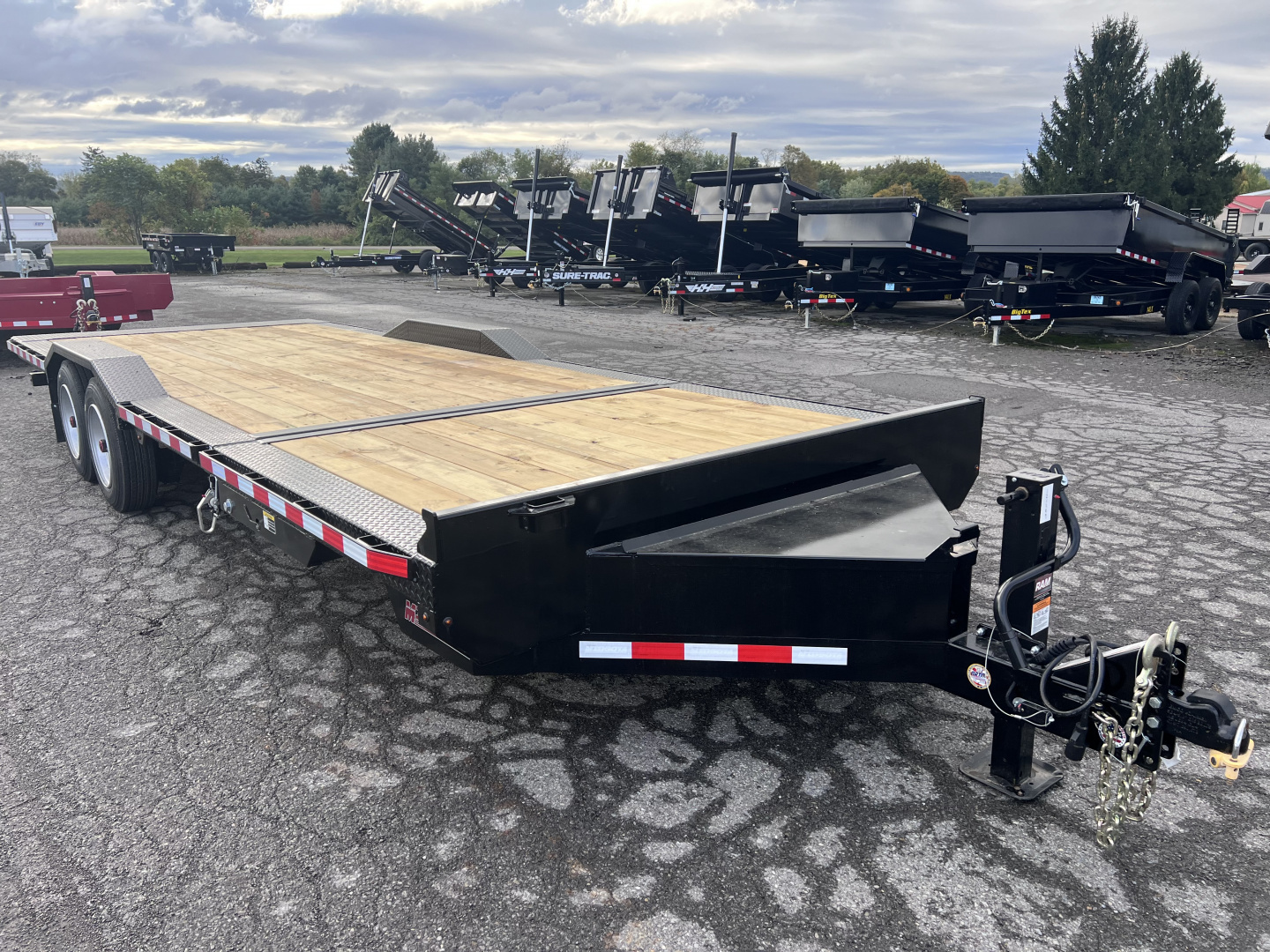 New 2026 Midsota 102x18+6 17.6K Widebody Tilt Equipment Trailer