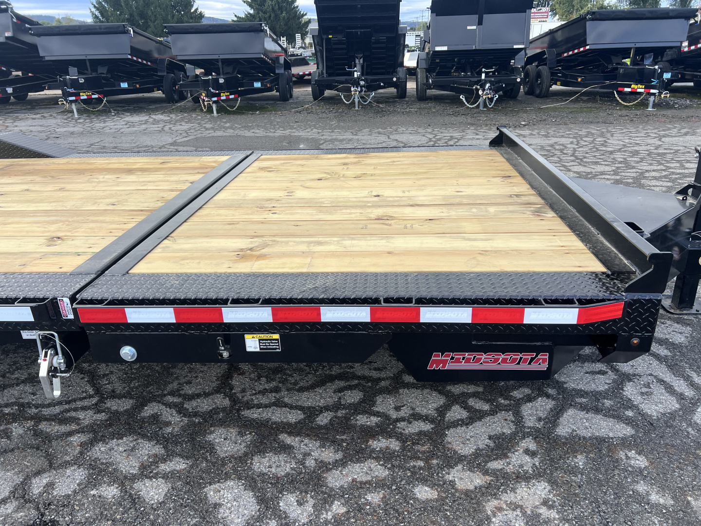 New 2026 Midsota 102x18+6 17.6K Widebody Tilt Equipment Trailer