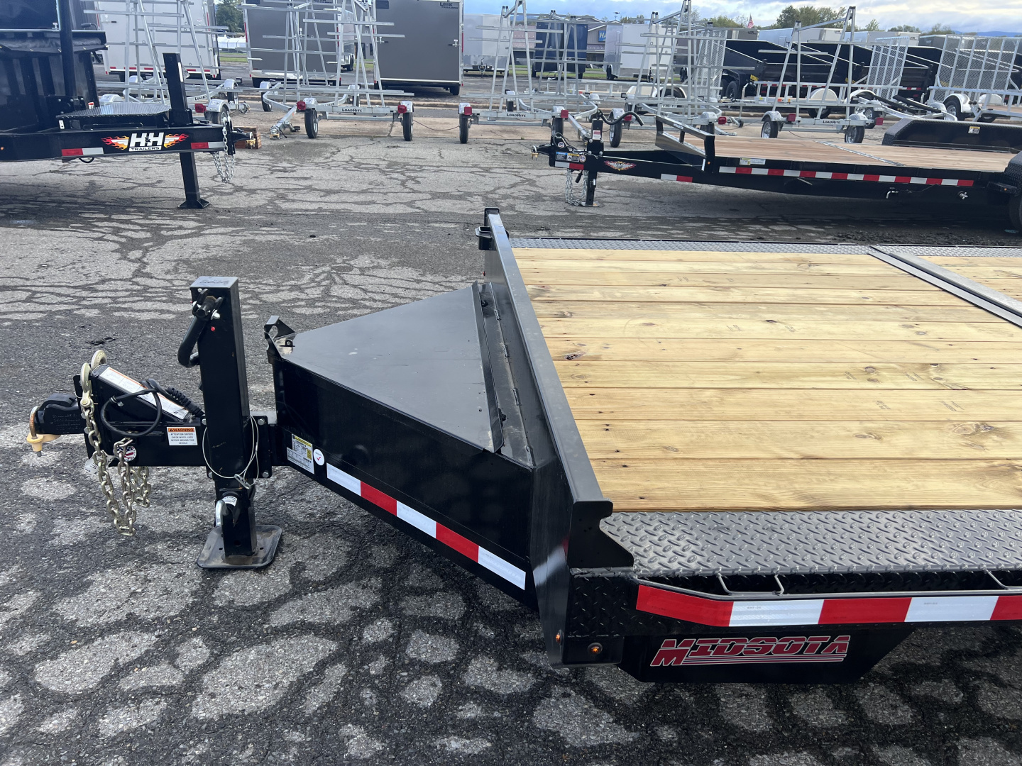 New 2026 Midsota 102x18+6 17.6K Widebody Tilt Equipment Trailer