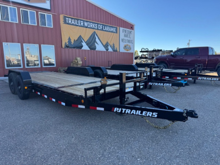 New 2026 PJ Trailers T6 22FT Tilt Equipment Trailer - 14K- 16FT tilt deck