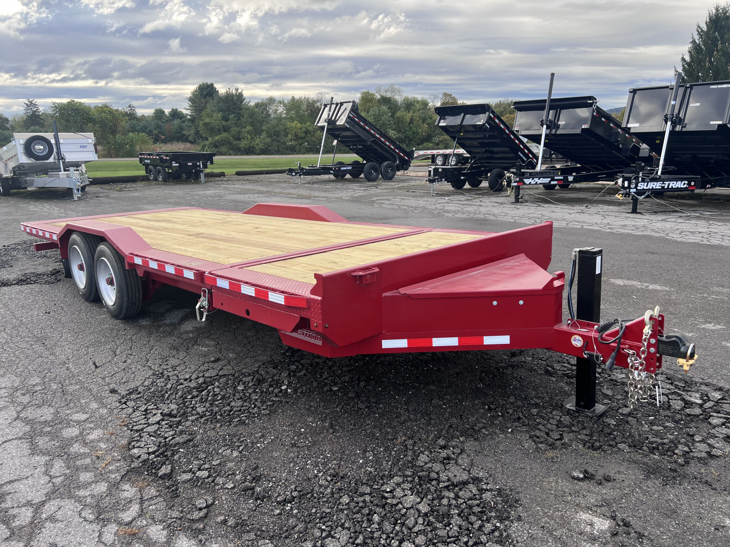 New 2026 Midsota 102x18+4 17.6K Widebody Tilt Equipment Trailer