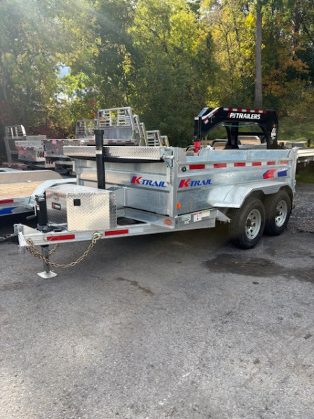 New 2026 K-Trail Galvanized 6 X 10-10K GVW Dump Trailer