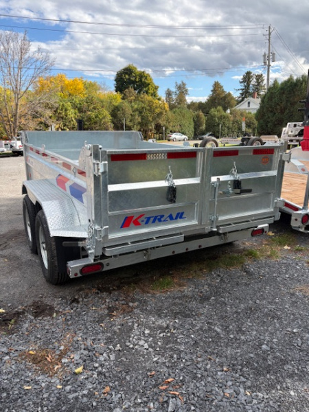 New 2026 K-Trail Galvanized 6 X 10-10K GVW Dump Trailer