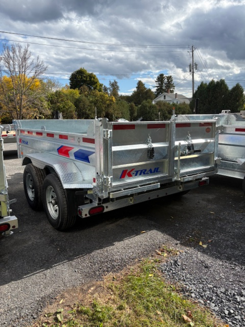 New 2026 K-Trail Galvanized 6 X 10-10K GVW Dump Trailer