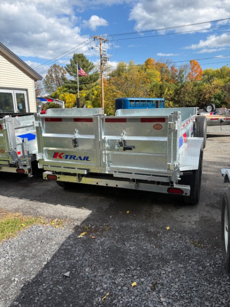 New 2026 K-Trail Galvanized 6 X 10-10K GVW Dump Trailer