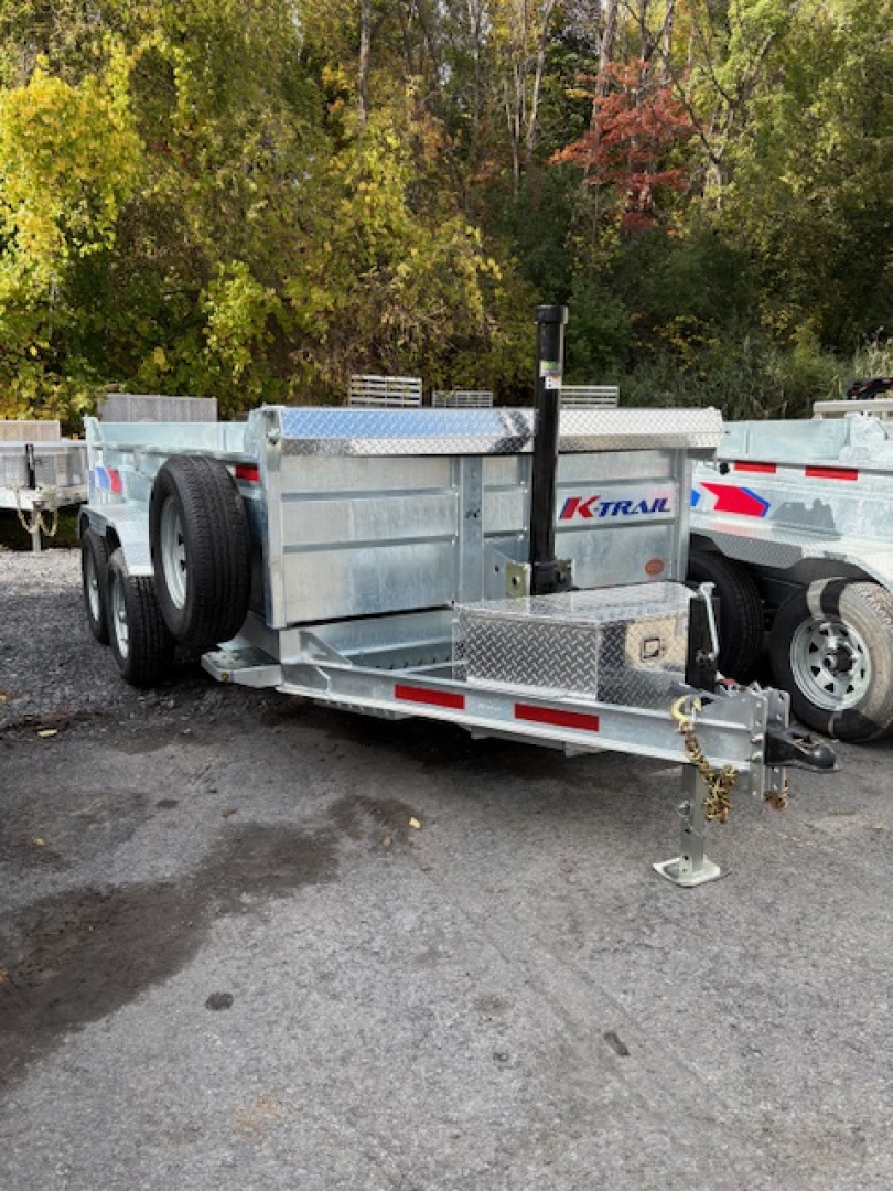 New 2026 K-Trail 6' x 12'-10K GVW Gavanized Dump Trailer