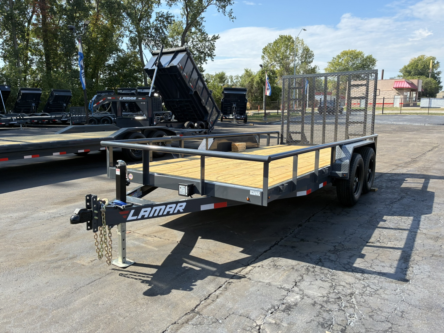 New 2026 Lamar Trailers 83"x16'-10K Utility Trailer