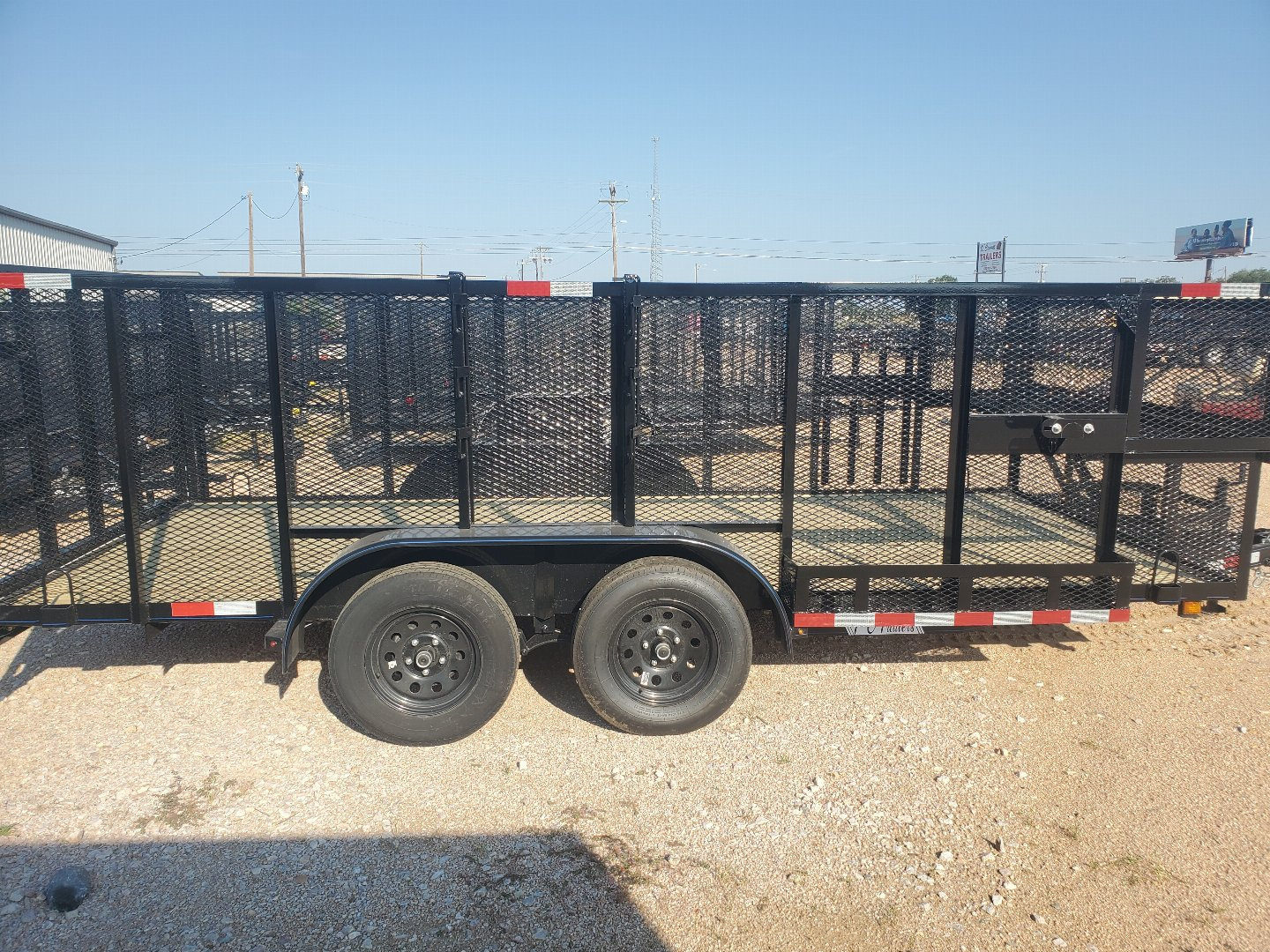 New 2025 P&C Trailers 83x16x4 landscape Landscape Trailer