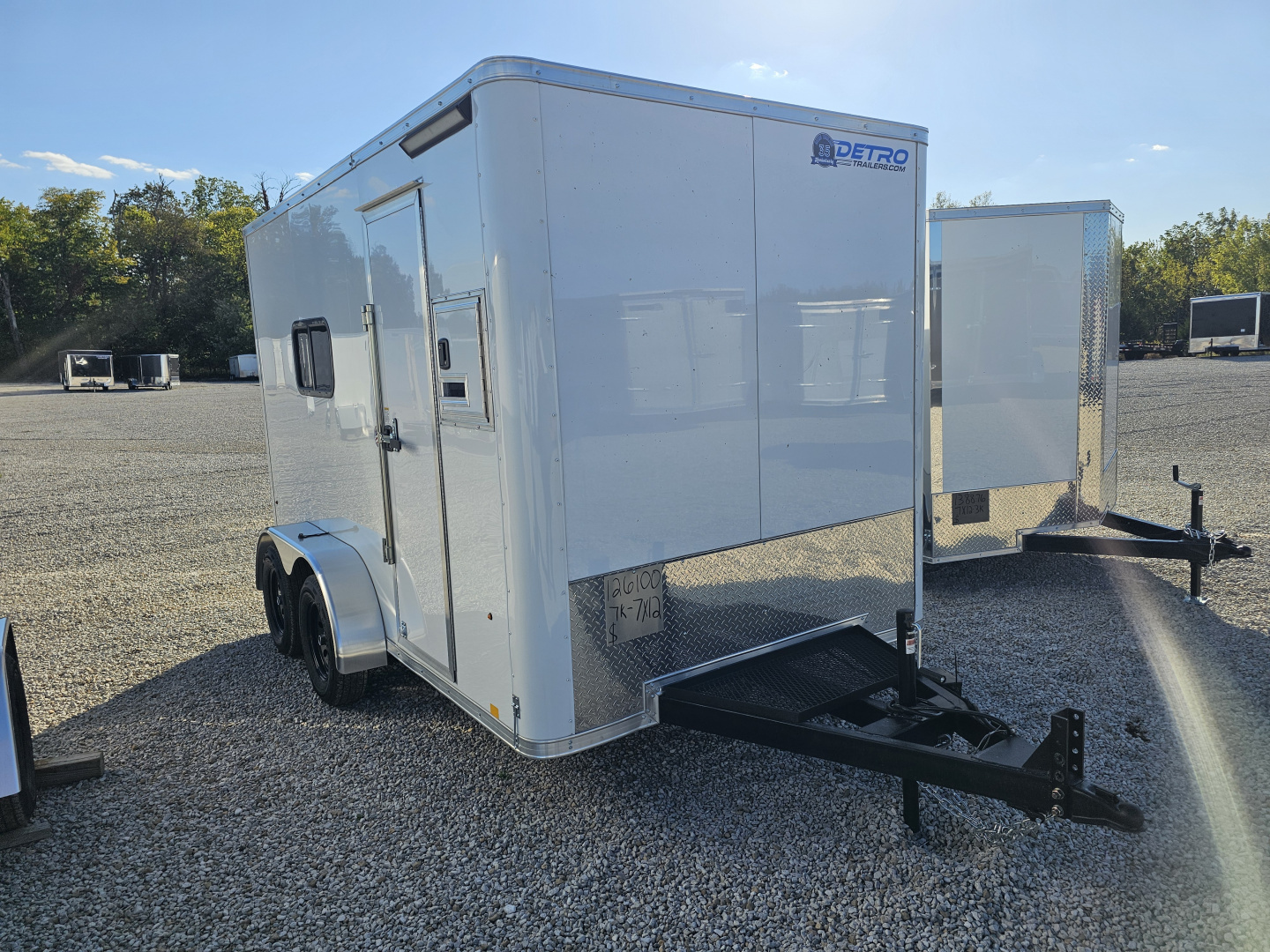 New 2026 Cargo Express 7 x 12 7K FIBER OPTIC SPLICING Enclosed Trailer
