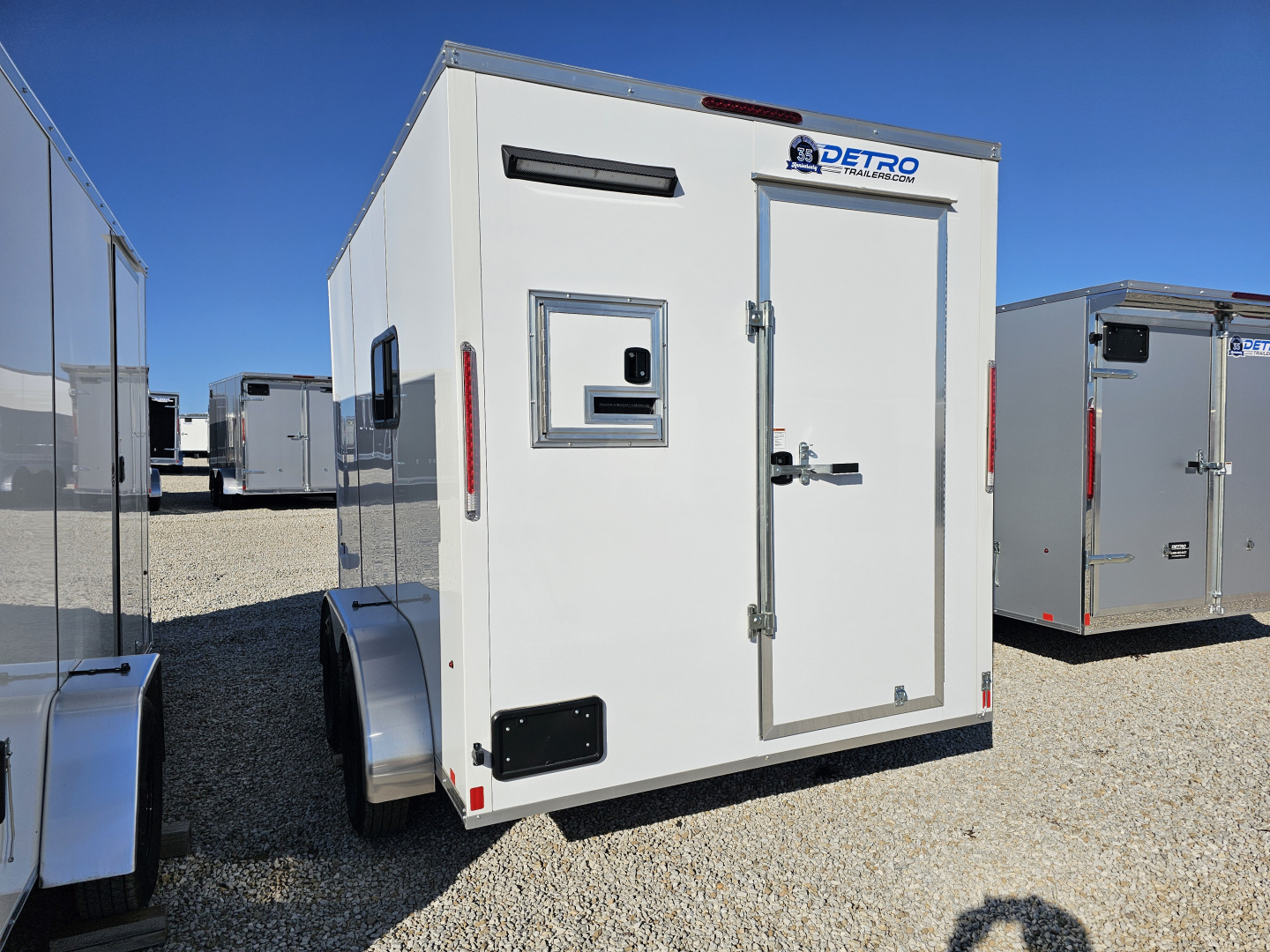 New 2026 Cargo Express 7 x 12 7K FIBER OPTIC SPLICING Enclosed Trailer