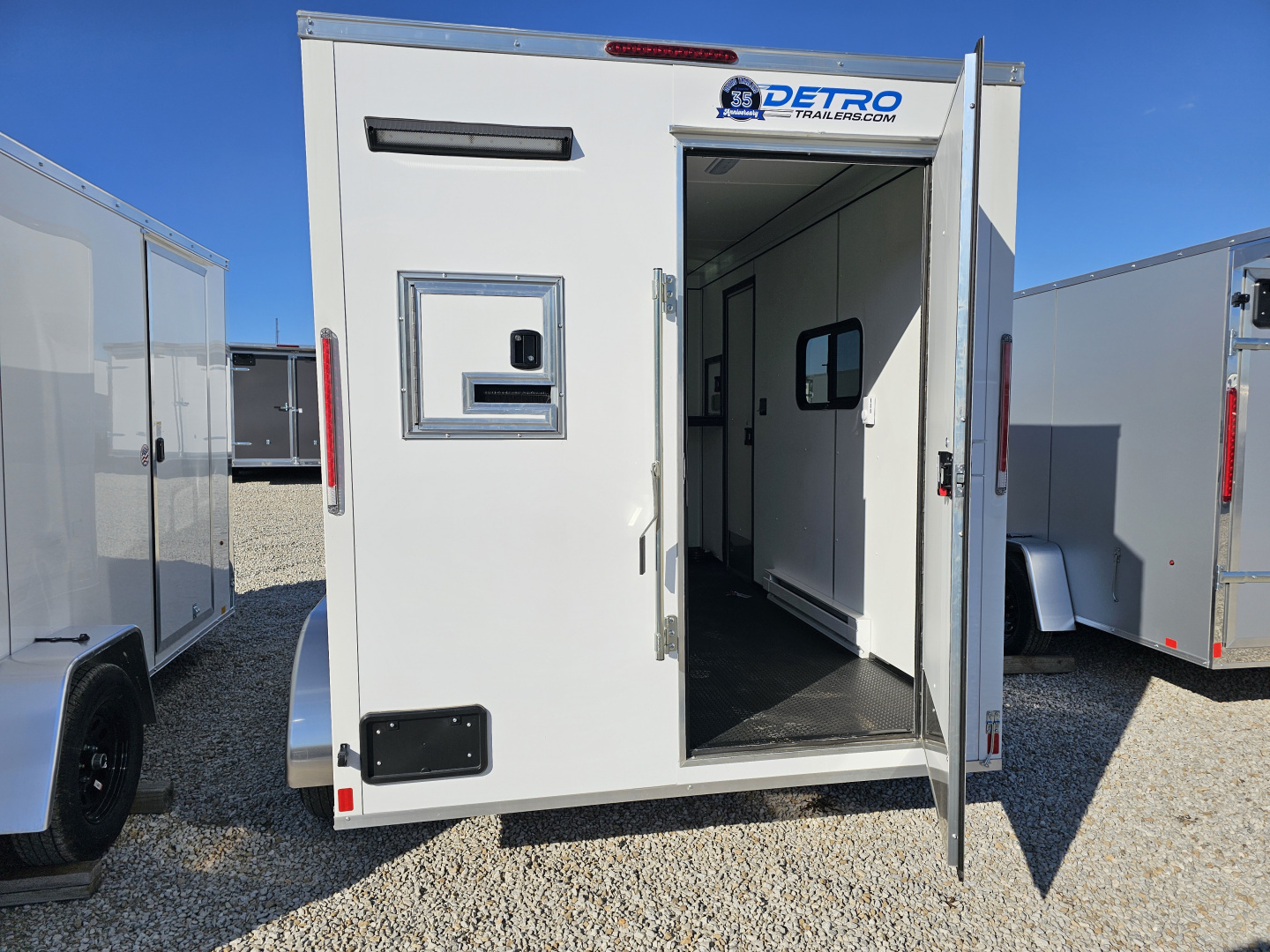 New 2026 Cargo Express 7 x 12 7K FIBER OPTIC SPLICING Enclosed Trailer