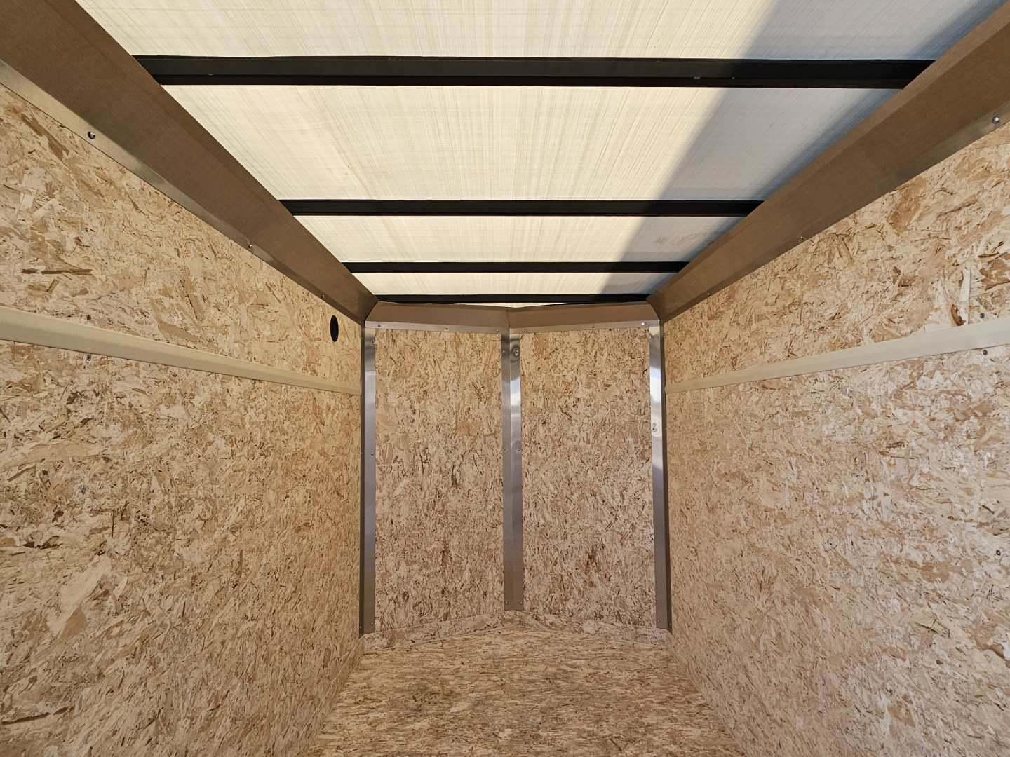 New 2026 Cargo Express EX DLX 5' x 8' 3K Idler Swing Door Cargo / Enclosed Trailer w/ Translucent Roof