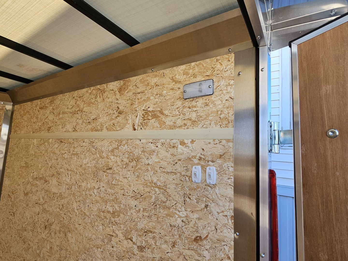 New 2026 Cargo Express EX DLX 5' x 8' 3K Idler Swing Door Cargo / Enclosed Trailer w/ Translucent Roof