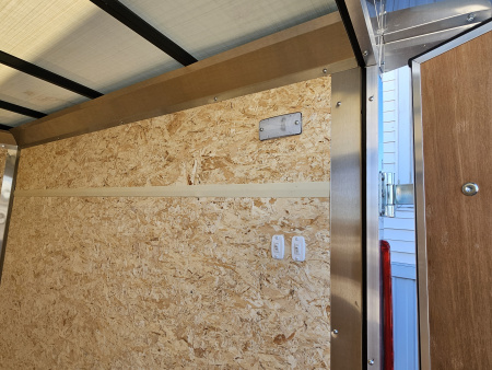 New 2026 Cargo Express EX DLX 5' x 8' 3K Idler Swing Door Cargo / Enclosed Trailer w/ Translucent Roof