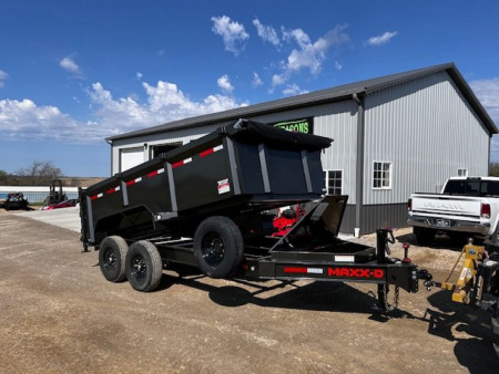 New 2026 MAXXD MAXXD DJX 83 X14' 14K GVWR 3' SIDES Dump Trailer