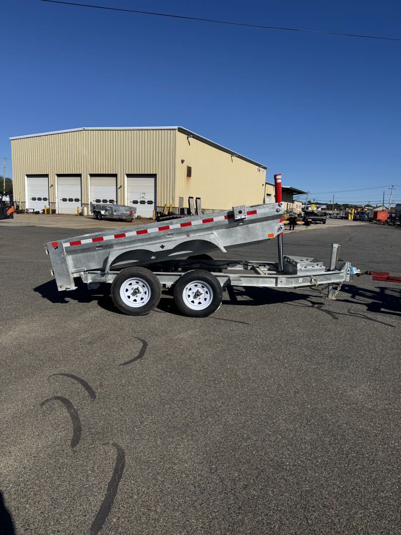 New 2026 Triumph Trailers 5'X10' Galvanized Dump Trailer Ramps & Tarp