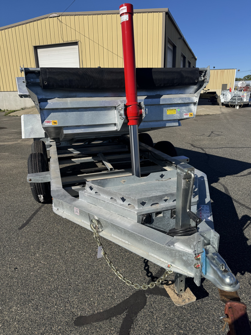 New 2026 Triumph Trailers 5'X10' Galvanized Dump Trailer Ramps & Tarp