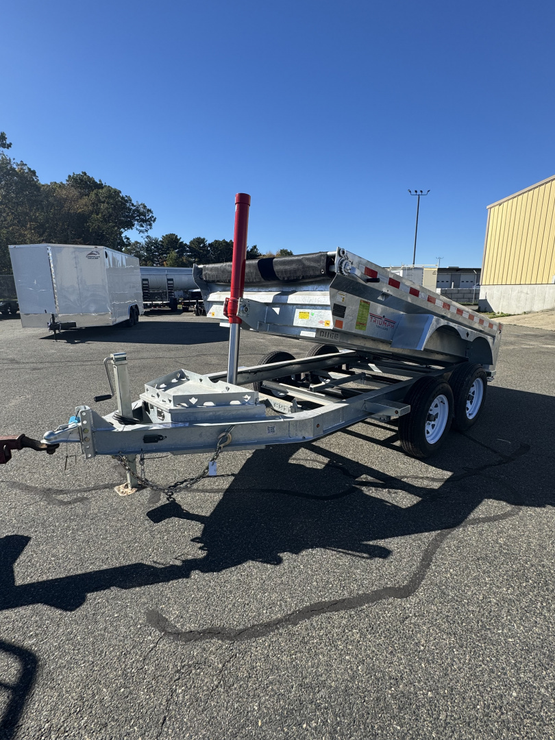 New 2026 Triumph Trailers 5'X10' Galvanized Dump Trailer Ramps & Tarp