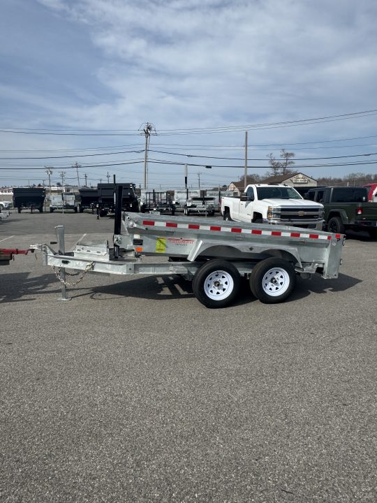 New 2026 Triumph Trailers 5'X10' Galvanized Dump Trailer Ramps & Tarp