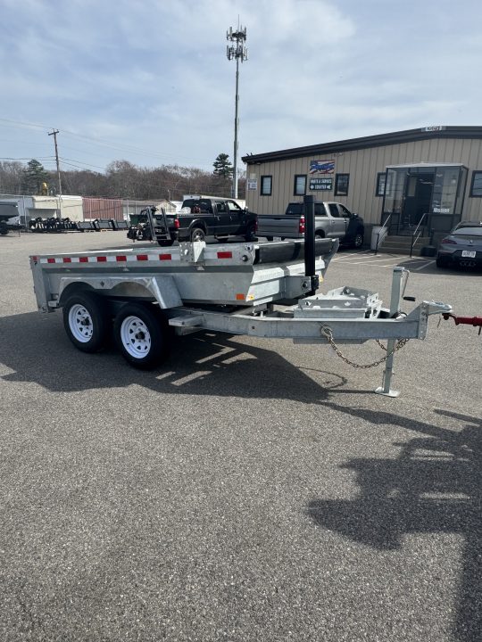 New 2026 Triumph Trailers 5'X10' Galvanized Dump Trailer Ramps & Tarp